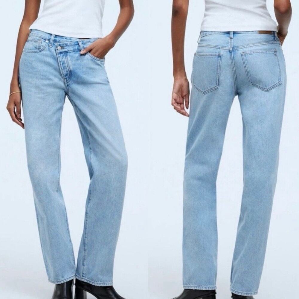 Madewell Women's Straight Leg Jeans - Light Blue Wash 28-29
